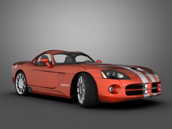 3d model dodge car - Dodge Viper SRT10 by Swan3DStudios